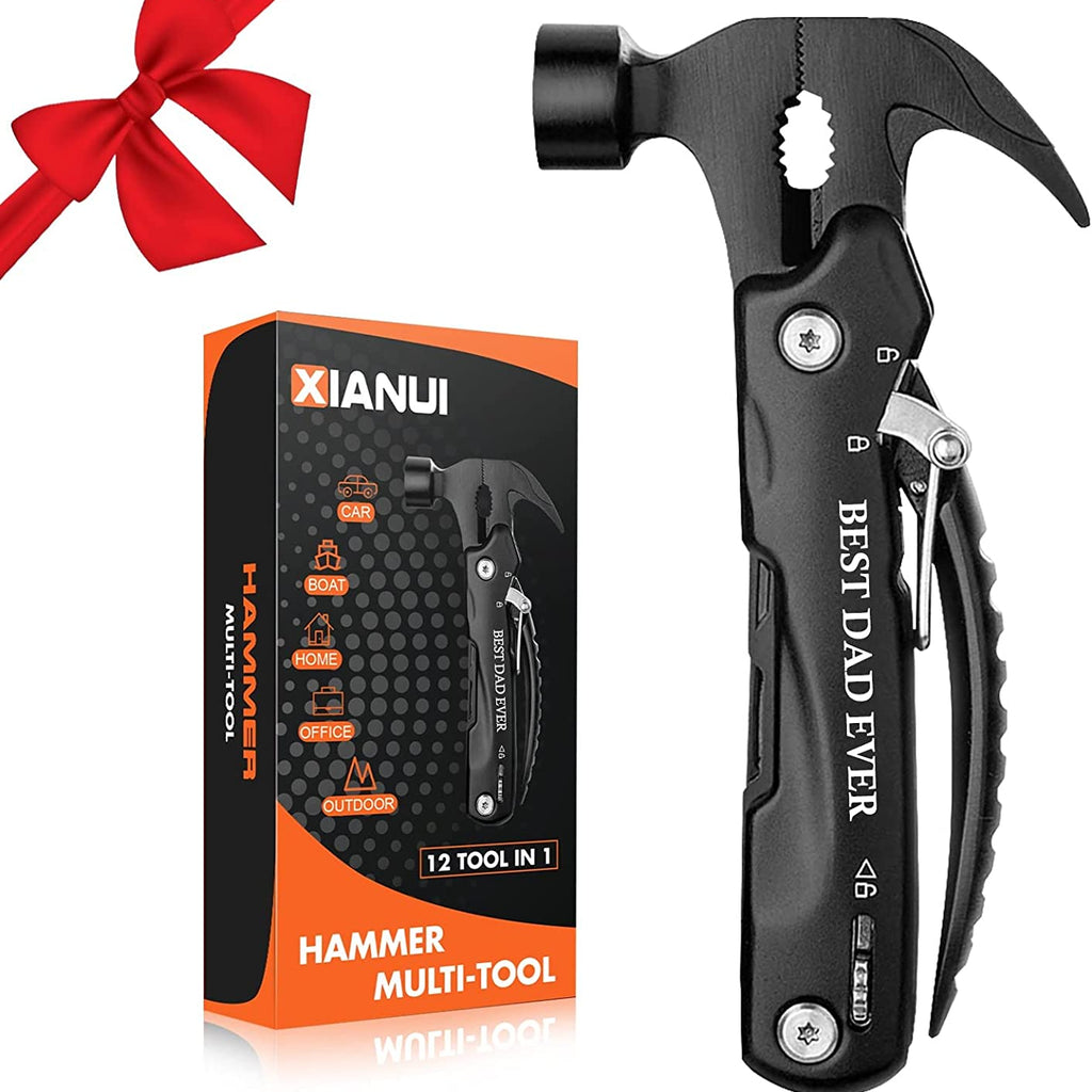 Gifts for Dad, All in One Hammer Multitool, Dad Gifts from Daughter Son, Unique Birthday Gift Idea, Gifts for Dad Who Has Everything and Wants Nothing, Christmas Stocking Stuffers for Dad