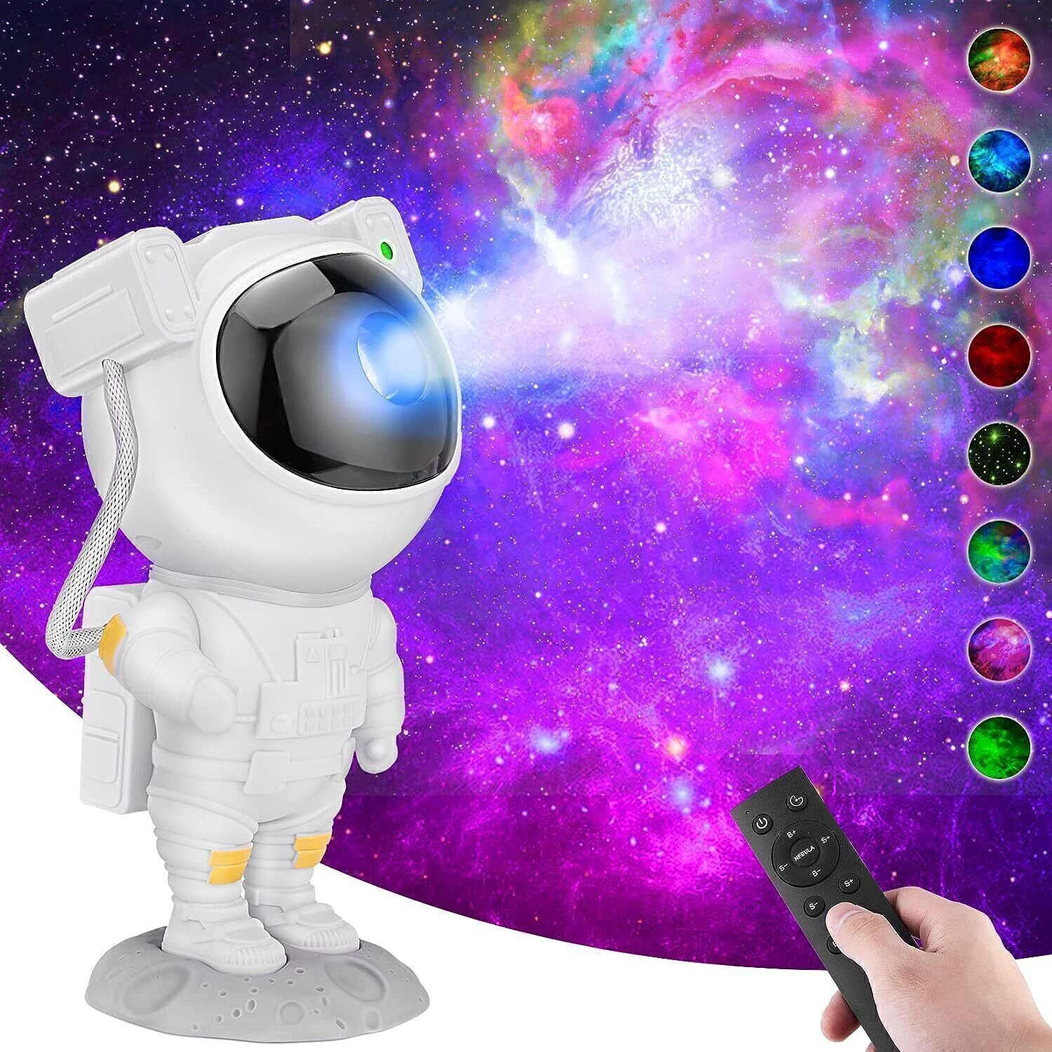 Astronaut Projector Galaxy Starry Sky Night Light Ocean Star LED Lamp Remote