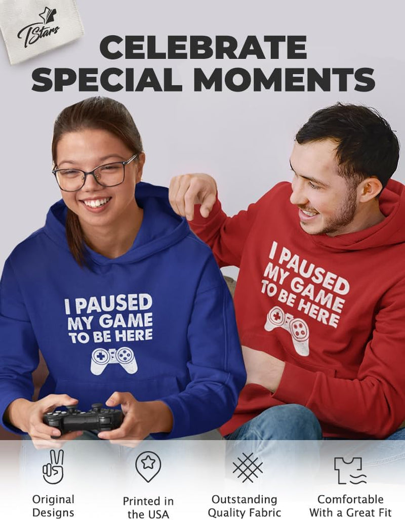 I Paused My Game to Be Here Shirt Funny Gift for Gamer Youth Kids T-Shirt